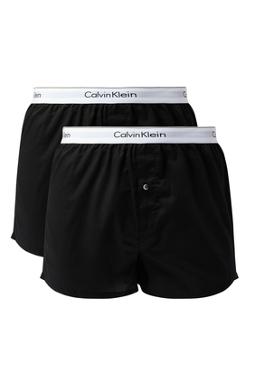 Modern Stretch-Cotton Slim-Fit Boxers, Set of 2